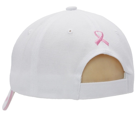 (NWT) Breast Cancer Awareness Ribbon Baseball Cap - Picture 3 of 3